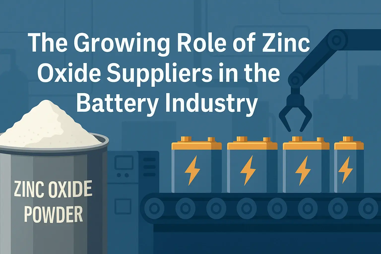 El creciente papel de los proveedores de óxido de zinc en la industria de las baterías